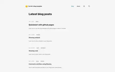 Flo Bit Blog Template