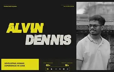 Portfolio Website Alvin